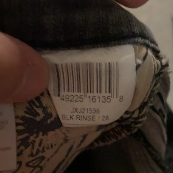 Bcbgmaxazria Mia Skinny Jeans Black Rinse 28 - Picture 7 of 7